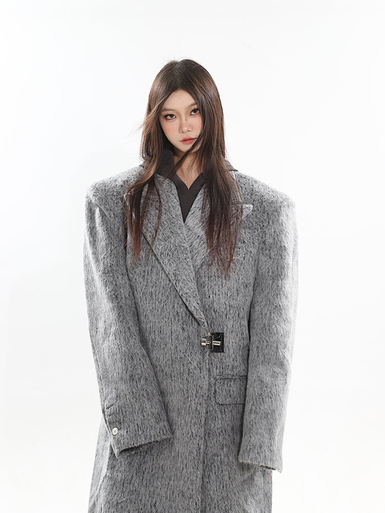 【23s November.】Premium Gray Winter Trench Coat ArtsKoreanMan
