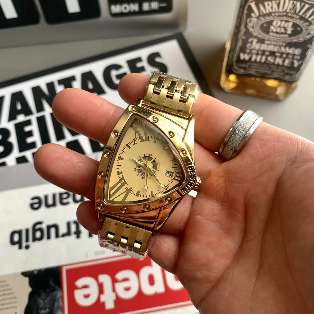 Wormhole Concept Triangle Watch Bracelet