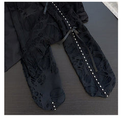 Dark Punk Chain Long Ear Hat