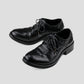 Wrinkled Top-grain Cowhide Pointed-toe Leather Shoes