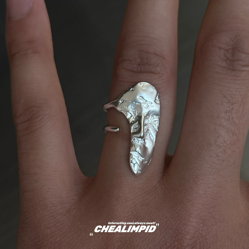 Simple Vintage Mask Face Ring ArtsKoreanMan