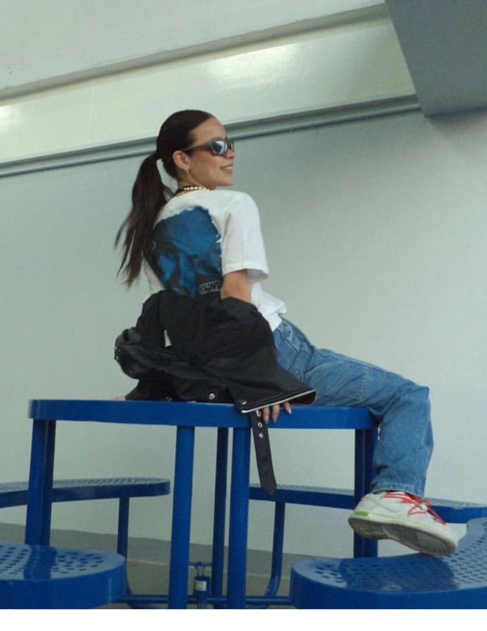 Y2K Shaped Large Frame Retro Geometric Sunglasses ArtsKoreanMan