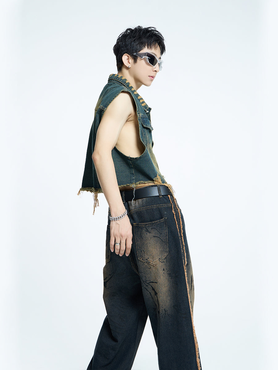 【23s September.】Mud Denim Vest -M ArtsKoreanMan