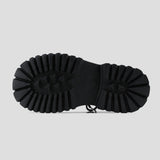 Black Raised Toe Casual Thick-soled Derby Shoes ArtsKoreanMan