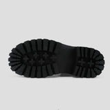 Four-pointed Star Hand-destroyed Denim Platform Derby Shoes ArtsKoreanMan