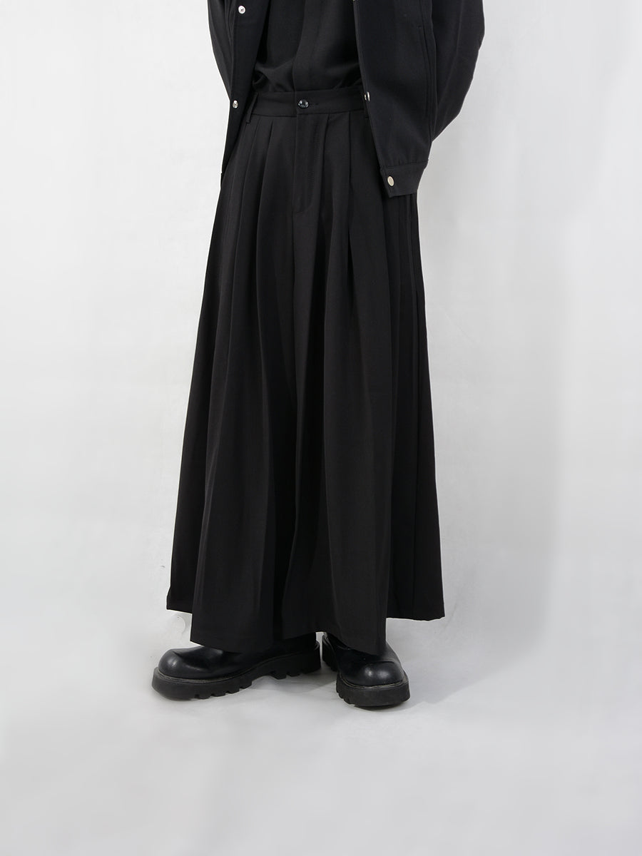 【24s Sep.】Loose Pleated Wide Pants