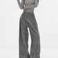 【24s Sep.】High Waist Grey Wide Leg Jeans ArtsKoreanMan