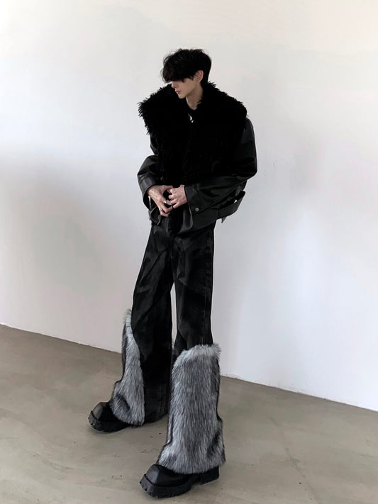 【25s Oct.】Vintage patchwork mink jeans