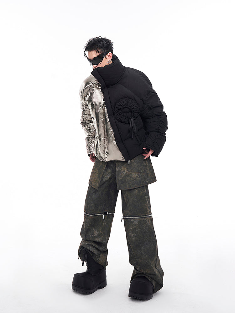 【25s Jan.】Shiny Cotton Puffer Jacket Men