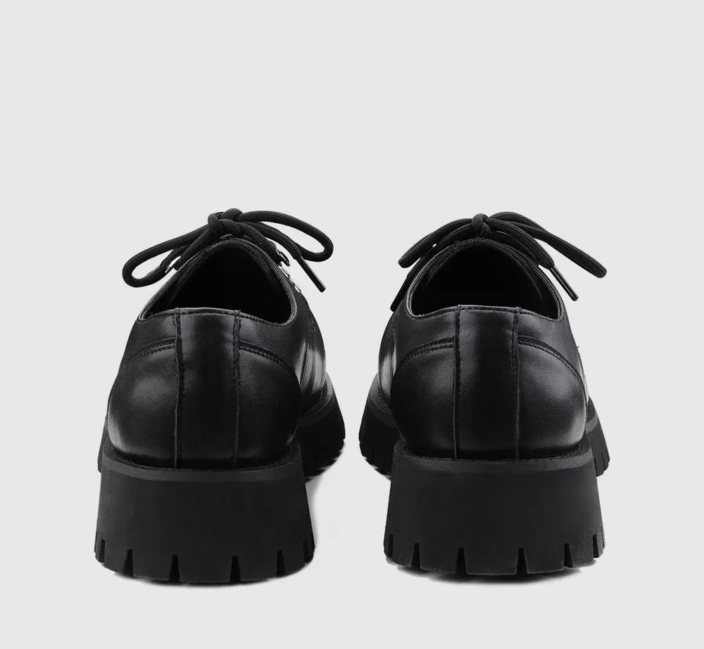 Platform Big Toe Leather Shoes ArtsKoreanMan