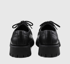 Platform Big Toe Leather Shoes ArtsKoreanMan