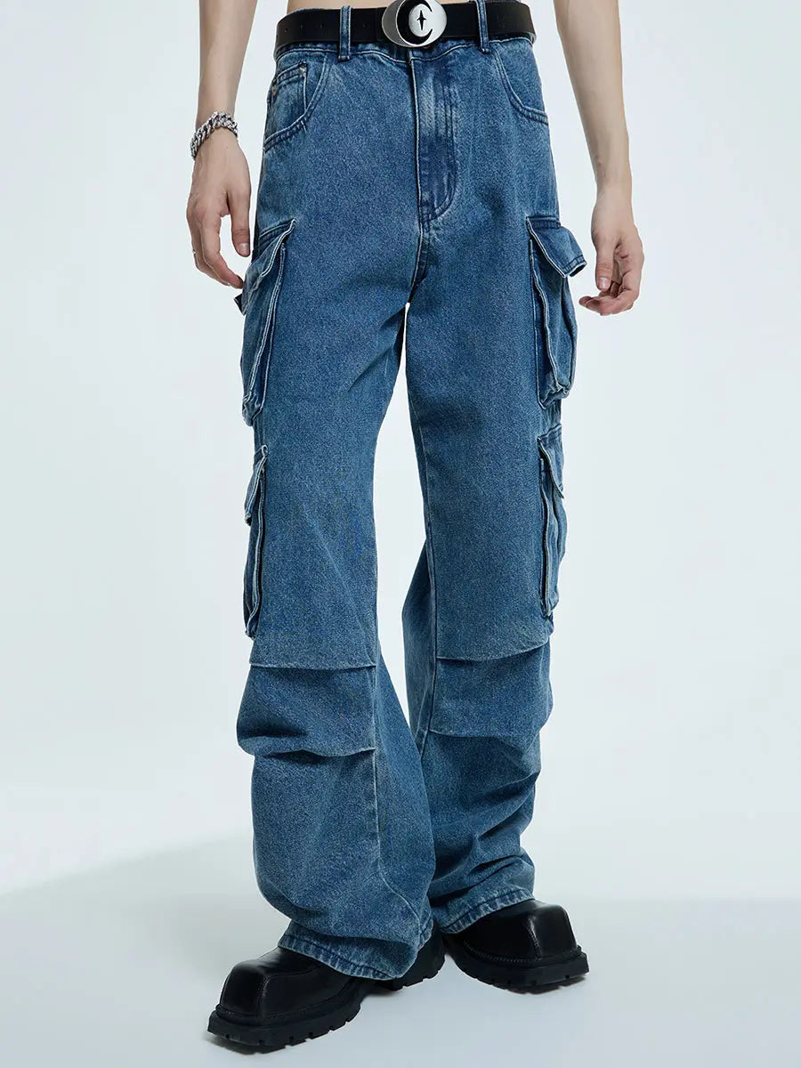 【23s September.】Oversized Mid-rise Jeans ArtsKoreanMan