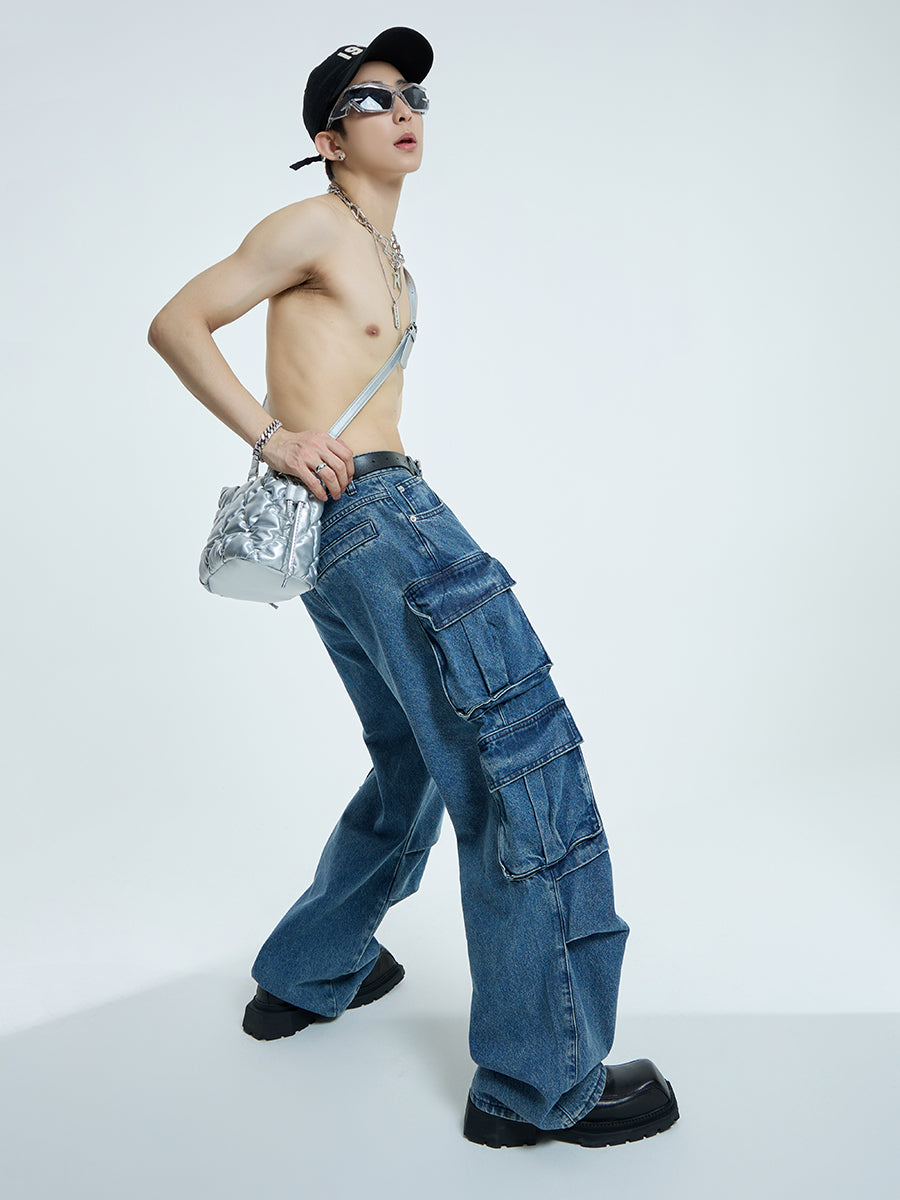 【23s September.】Oversized Mid-rise Jeans -L ArtsKoreanMan