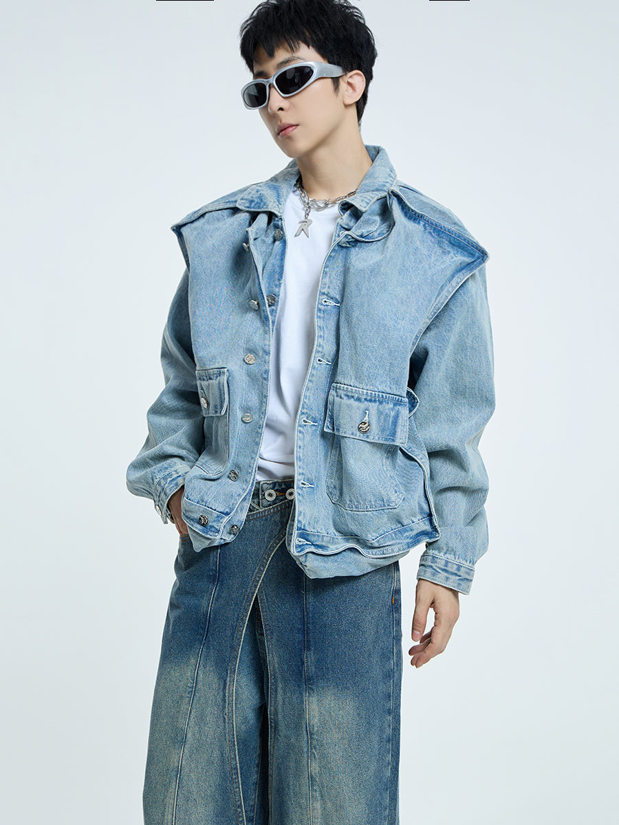 【23s September.】Design Sense Denim Jacket -L ArtsKoreanMan