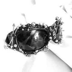 Punk Rivet Metal Color Frame Sunglasses