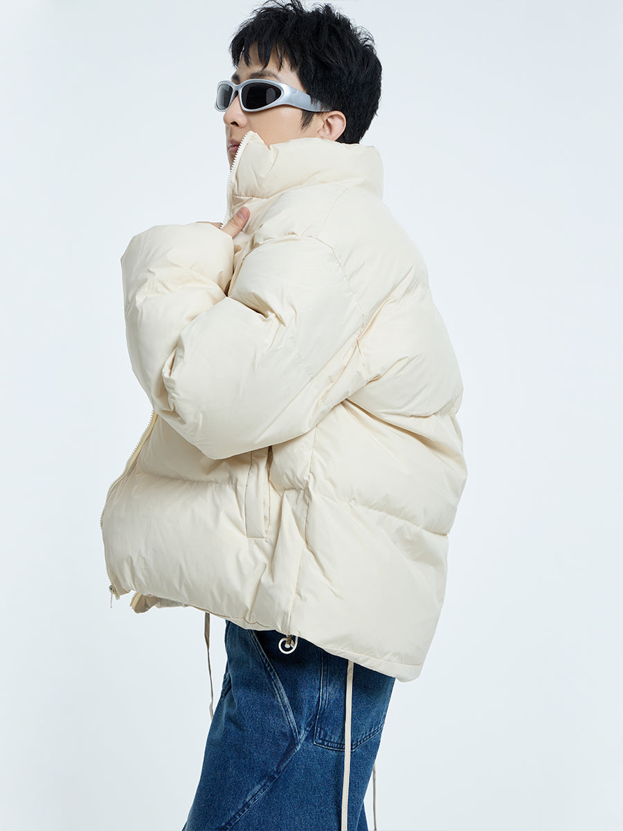 【23s September.】Irregular Zipper Design Padded Jacket -L ArtsKoreanMan