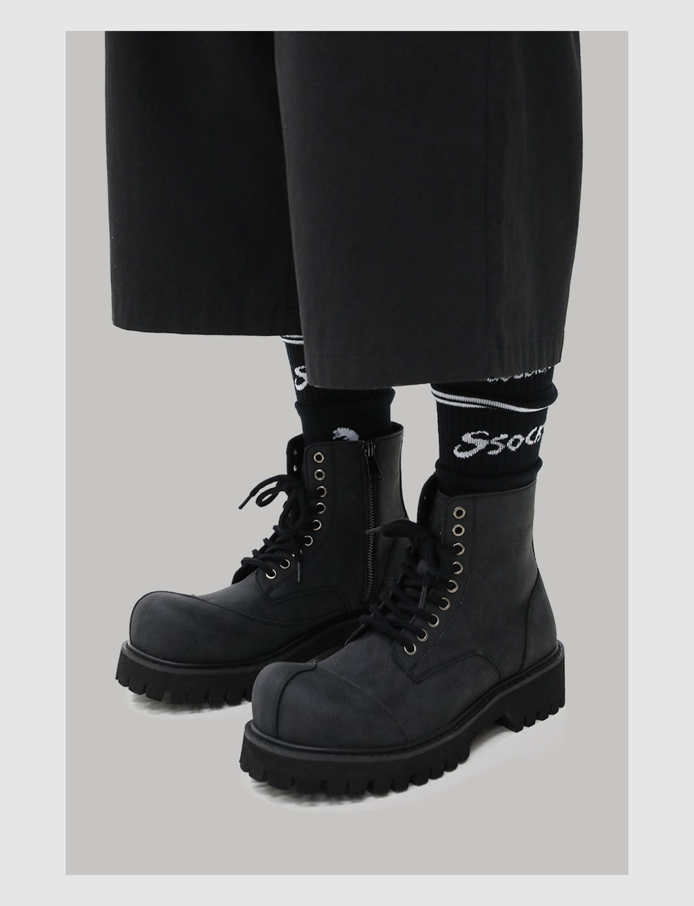 Deconstructed Thick-soled Martin Boots ArtsKoreanMan