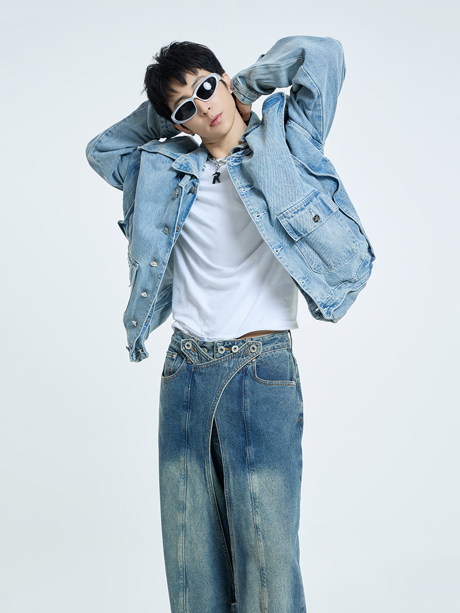 【23s September.】Design Sense Denim Jacket -L ArtsKoreanMan