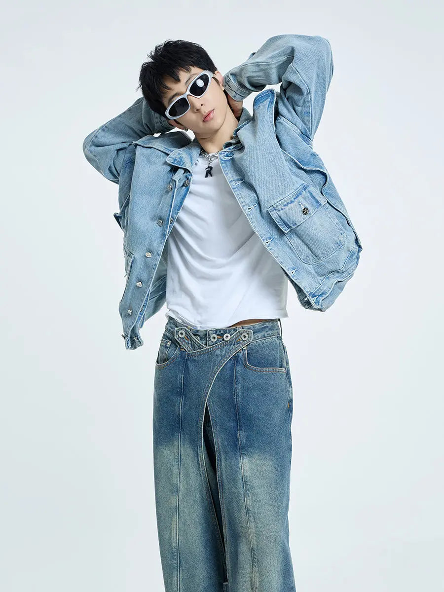【23s September.】Design Sense Denim Jacket ArtsKoreanMan