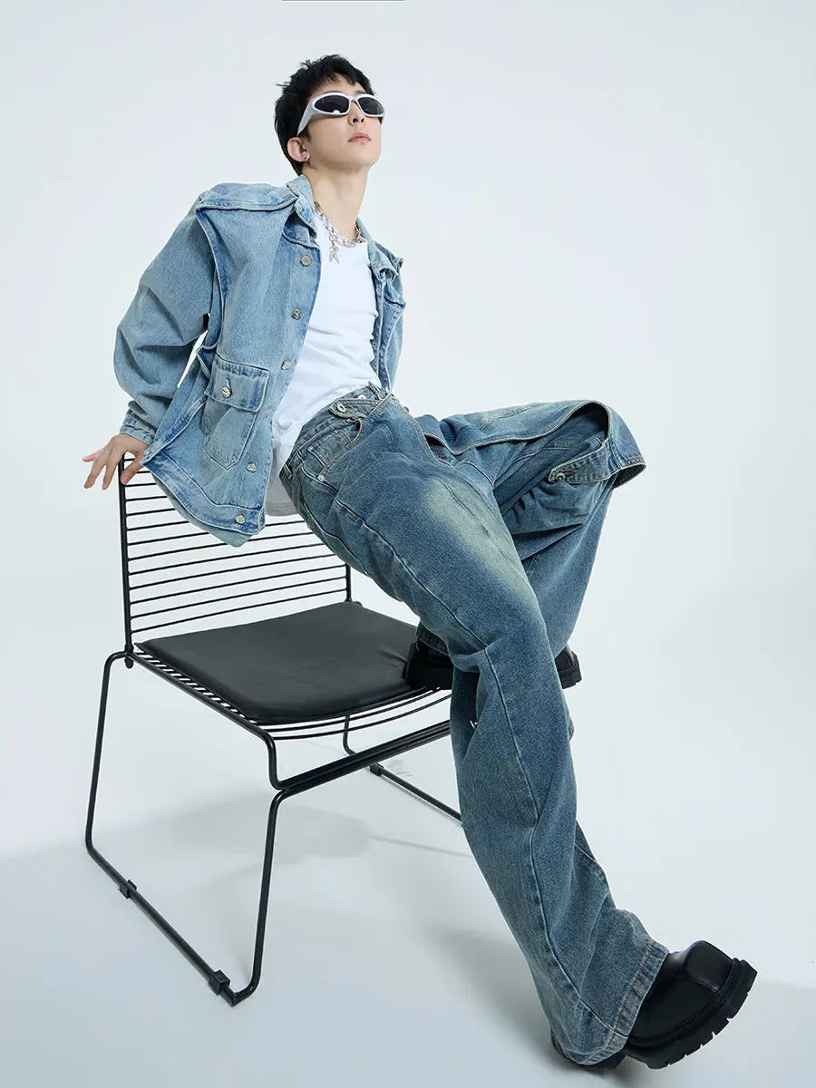 【23s September.】Design Sense Denim Jacket ArtsKoreanMan