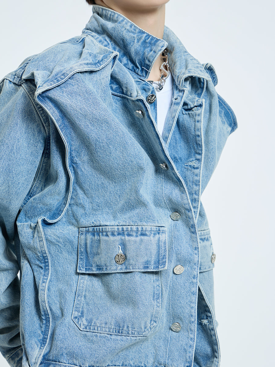 【23s September.】Design Sense Denim Jacket -L ArtsKoreanMan