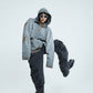 【23s September.】Vintage Distressed Hooded Denim Jacket-L