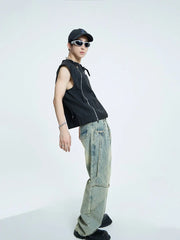 【23s September.】High Street Yellow Mud Washed Jeans ArtsKoreanMan