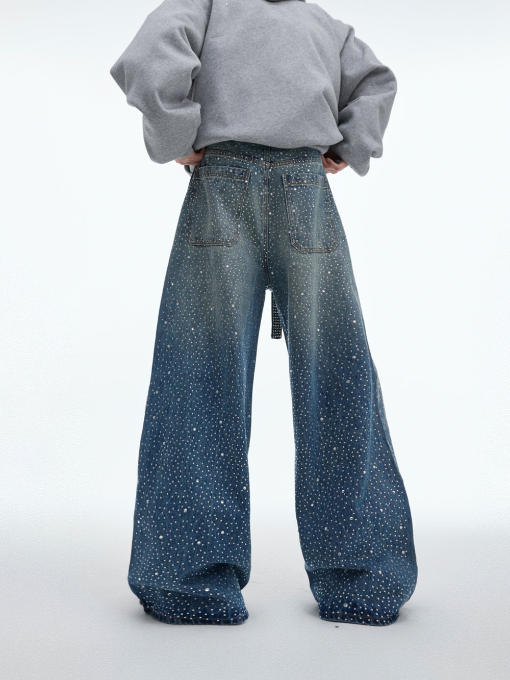 【24s Sep.】Gypsophila Hot Diamond Belt Jeans ArtsKoreanMan