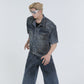 【24s Sep.】Classic Vintage Distressed Denim Shirt + Jeans ArtsKoreanMan