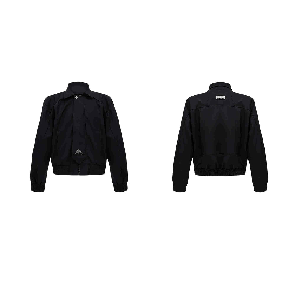 【24s Oct.】Pleated Tightening Shoulder Pads Design Sense Biker Jacket ArtsKoreanMan