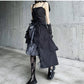 【25s Jul.】Irregular Suspender Lace Dress
