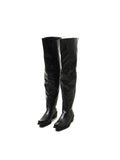 Square Toe Thick Sole Raised Toe Over the Knee High Boots