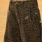 【25s Aug.】Washed Blue Leopard Embroidered Flared Jeans