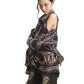 【25s Sep.】Zip-Up Hollow Plaid Loose Shirt