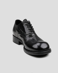Crosscut Washed Horsehide Derby Shoes