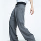 【23s September.】Double Layer High Waist Relaxed Pants