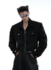 【24s Aug.】Flash Diamond Gradient Pioneer Gorgeous Short Jacket ArtsKoreanMan