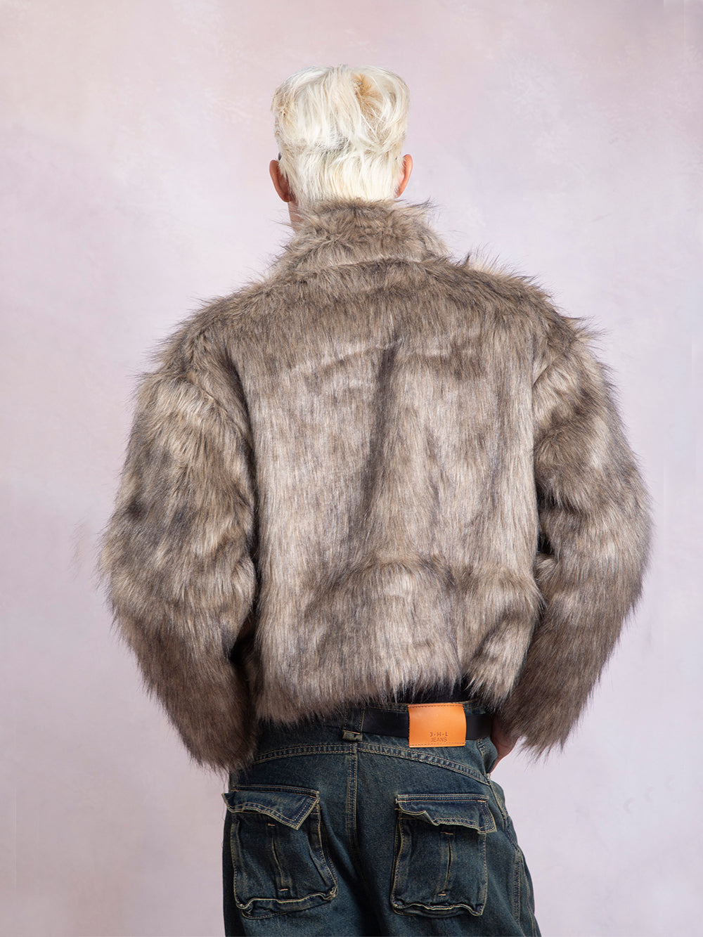 【24s Dec.】Eco-friendly Fur Short Vintage Plush Jacket ArtsKoreanMan