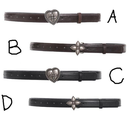 Cross Heart Metal Belt ArtsKoreanMan