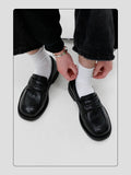Elegant Minimalist Leather Loafers