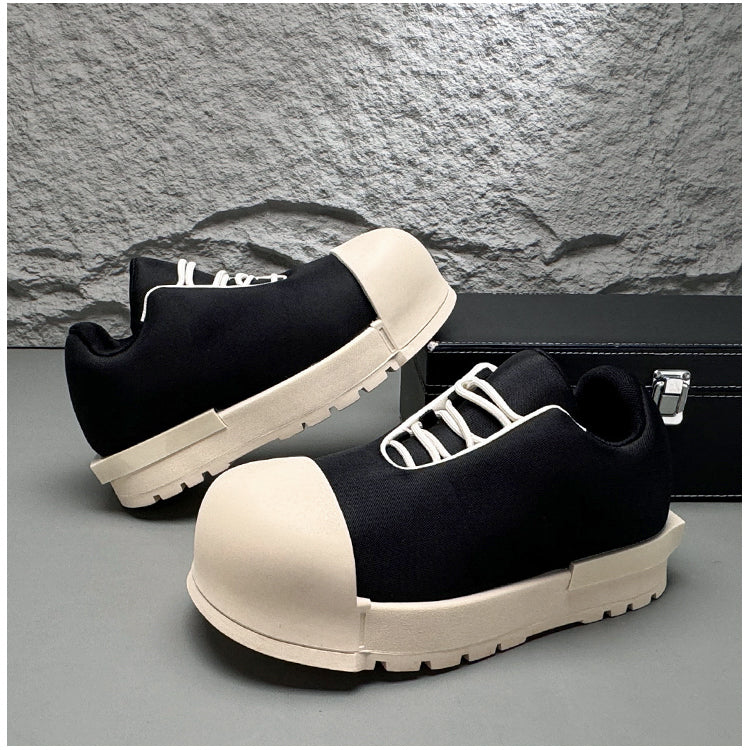 High Street Mickey Big Toe Casual Thick-soled Shoes ArtsKoreanMan
