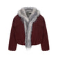 【25s Jan.】Warm Faux Fur Collar Cotton Jacket