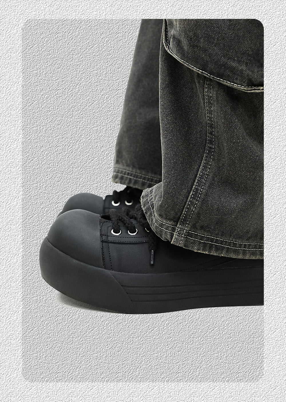 Mickey Style Big Toe Thick Sole Casual Shoes ArtsKoreanMan