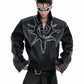【25s Aug.】Totem Studded Deconstructed Pony Hair Jacket