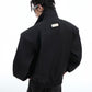 【24s Oct.】Pleated Tightening Shoulder Pads Design Sense Biker Jacket