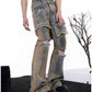 【24s Oct.】Wasteland Style Patchwork Distressed Jeans