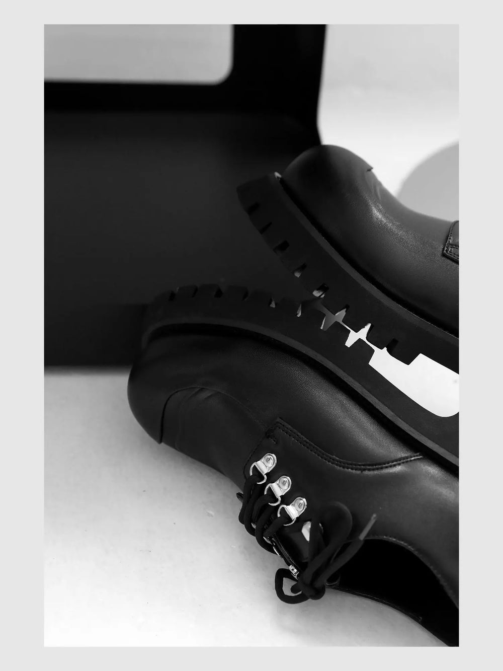 Platform Big Toe Leather Shoes ArtsKoreanMan