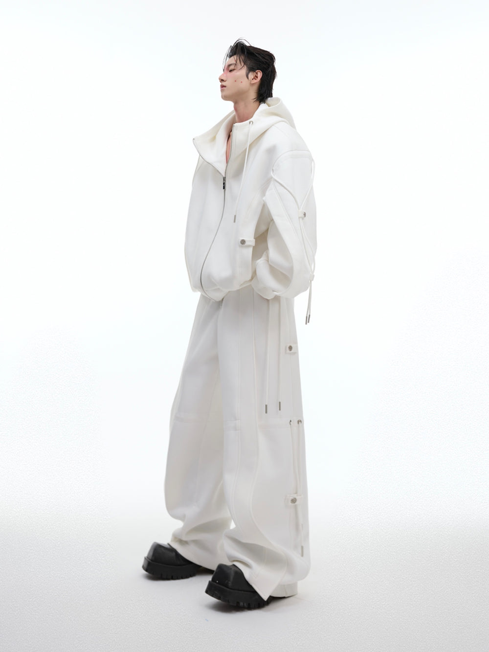 【24s Sep.】Deconstruction Design Loose Hoodie Set ArtsKoreanMan