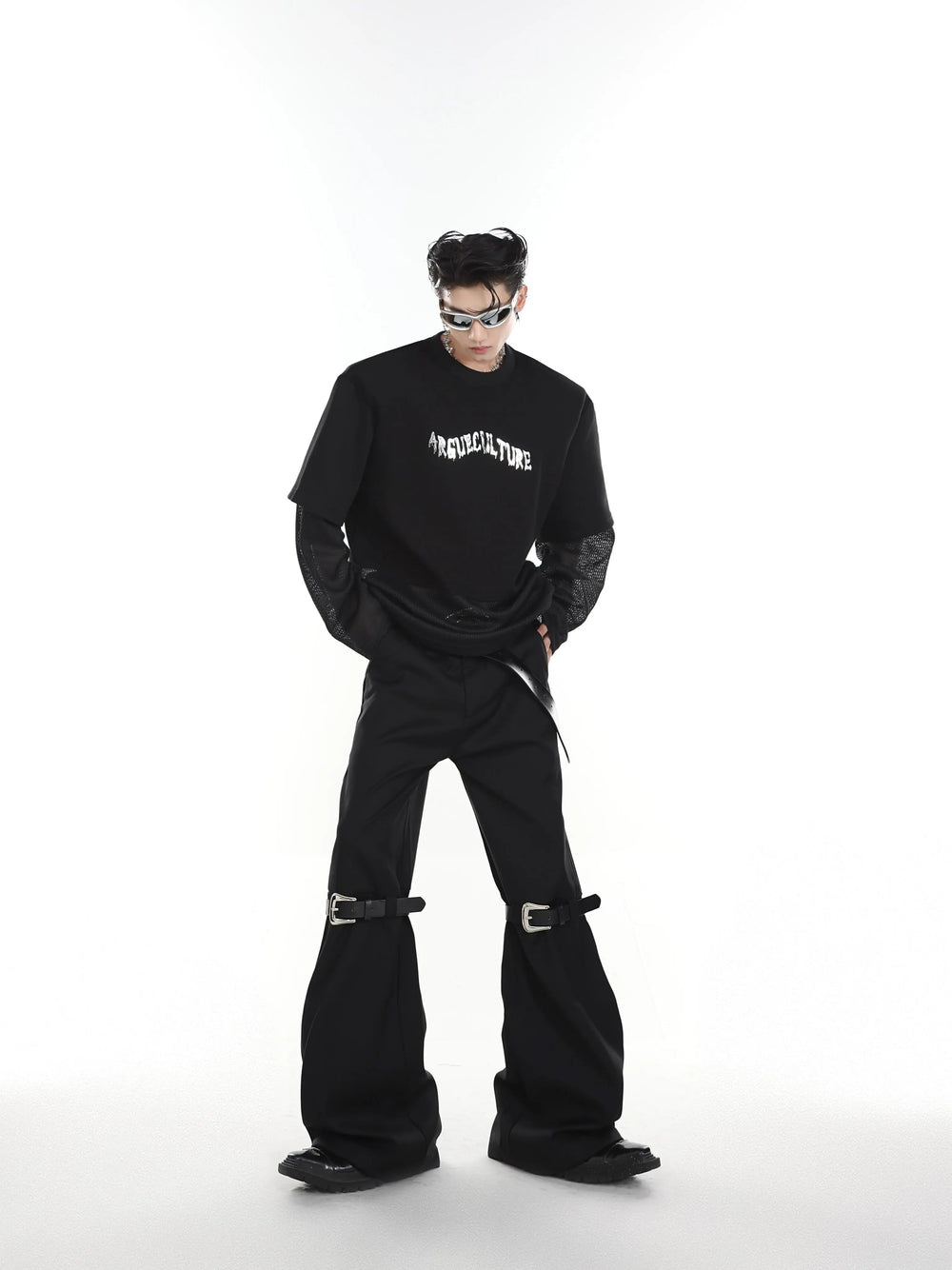 【23s Jun.】Flared Belt Trousers ArtsKoreanMan