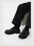 【New】Black Half Platform Shoes ArtsKoreanMan